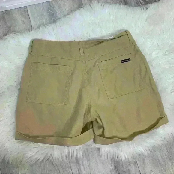 NWT Calvin Klein Jeans khaki tan utility pocket shorts sz 10 - Picture 2 of 7